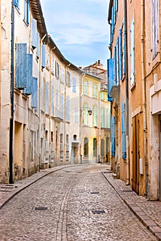 Lonely street in Tarascon, France