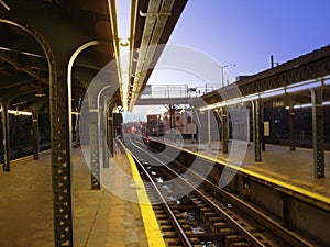 Lonely Subway Station