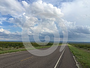 Lonely Texas Road