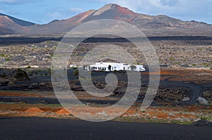 The lonely white house - Lanzarote, Canarian Islands.