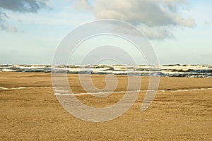 Lonesome beach of the Baltic Sea