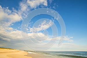 Lonesome beach of the Baltic Sea