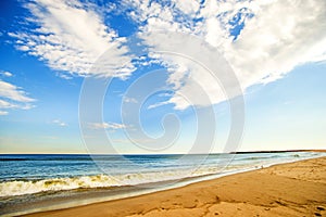 Lonesome beach of the Baltic Sea