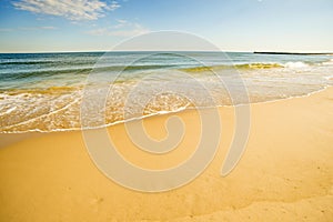 Lonesome beach of the Baltic Sea