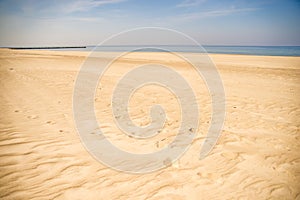 Lonesome beach of the Baltic Sea