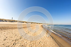 Lonesome beach of the Baltic Sea