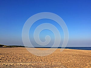 Lonesome beach of the Baltic Sea