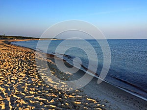 Lonesome beach of the Baltic Sea