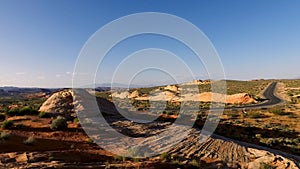 A lonesome road through the Valley of Fire - travel photography