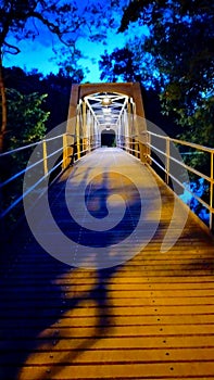 Loney city bridge over the river