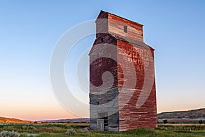 Long abandoned grain elevator