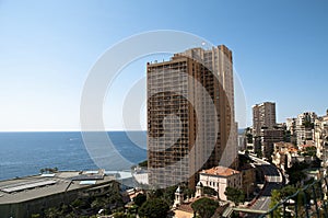 Long Apartment buildings in Monte Carlo