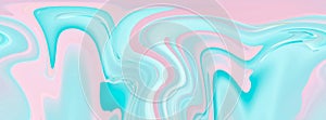 Long banner. Abstract light pink blue background with blurred lines.