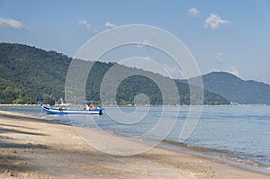 Long beach batu ferringhi mountains and coastline