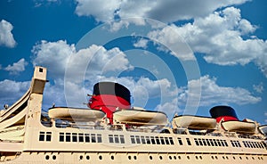 Lifeboats on Queen Mary