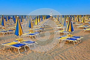 Long beach in Italy - Lido di Jesolo