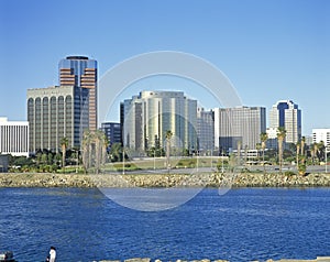 Long Beach skyline, Long Beach, California