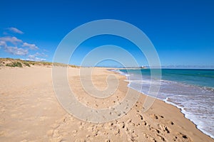 Long beaches of Zahora and Cala Isabel in Cadiz photo