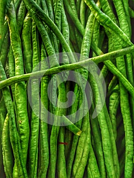 Long beans are delicious natural foods and suitable for vegetarians