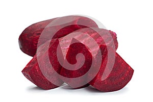 Long beet-root closeup