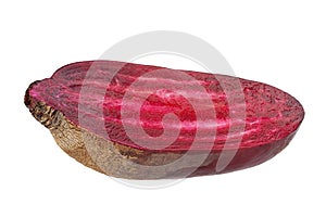 Long beet-root closeup