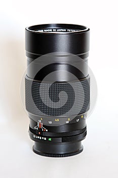 Long camera zoom lens
