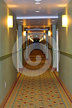 Long corridor or hallway