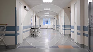 Long Corridor in the Hospital