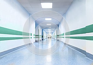 Long Corridor in Hospital