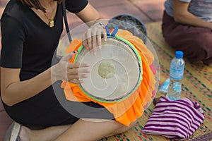 Long Drum Parade in Thailand