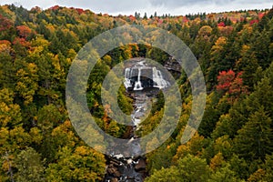 Blackwater Falls in Autumn - Blackwater Falls State Park - Long Exposure of Waterfall - West Virginia