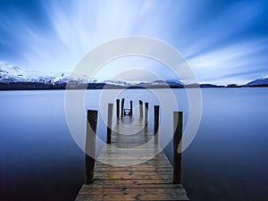 Long exposure of Ashness Jetty on Derwentwater