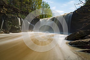 Long exposure of Balls Falls in Ontario