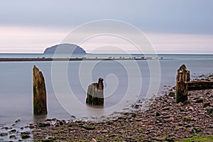 Long Exposure Of The Bay Of Fundy And Spencer`s Island photo