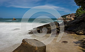 Long Exposure Beach Pedra da Praia do Meio Trindade, Paraty Rio