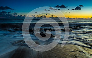 long exposure at the beach