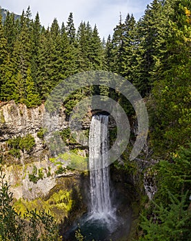 Long exposure of Brandywine falls in Whistler, British Columbia