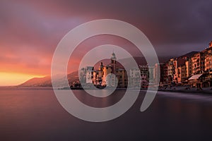 Long exposure in Camogli, near Genoa, Italy.