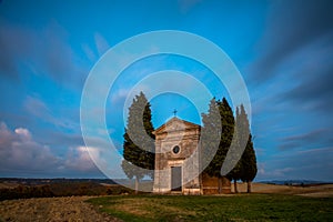 Long Exposure Famous Tuscany Landscape