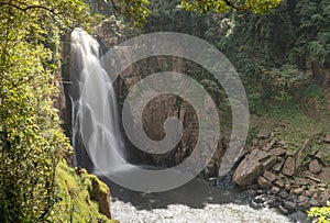 Long exposure of Heo Narok waterfall in Khoa Yai National park, Thailand photo