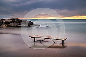 Long exposure of Lake Ontario