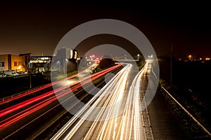 Cork Ireland Long Exposure photography motorway highway scene night trails