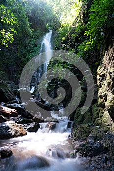 Long Exposure photography of Pha Ngam Ngon Waterfal