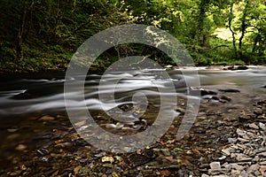 River Barle at Tarr steps in Devon