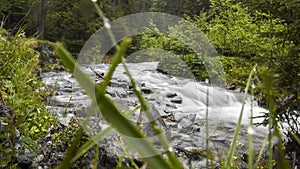 Long exposure river flow
