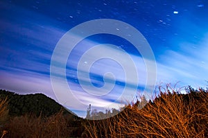 Long Exposure of Sky