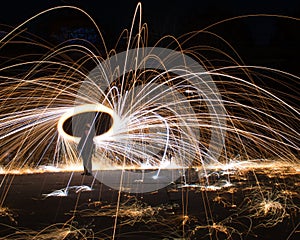 Long Exposure Steel Wool