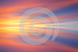 Long exposure sunset background