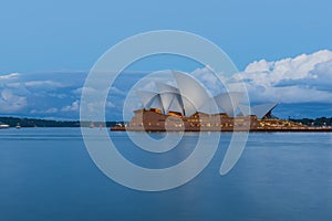 Long exposure Sydney Opera House at night