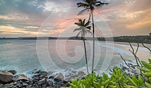 A long exposure of Talalla beach